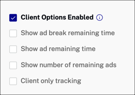 Options du client activées