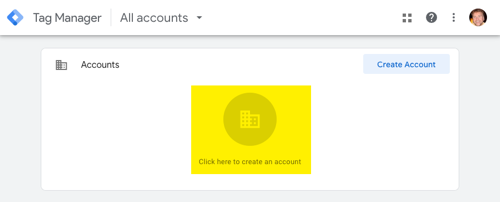 Create account