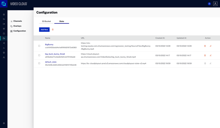 Configuration de Slate