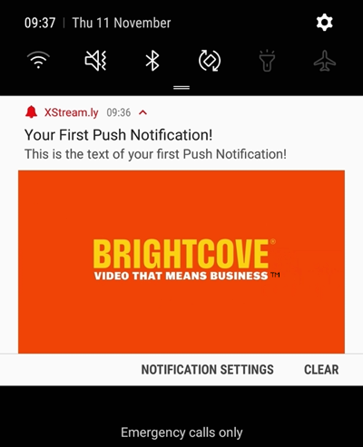 notification android étendu