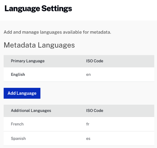 les langages de métadonnées