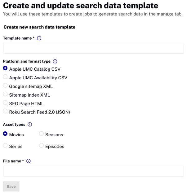 Catalogue Apple UMC CSV