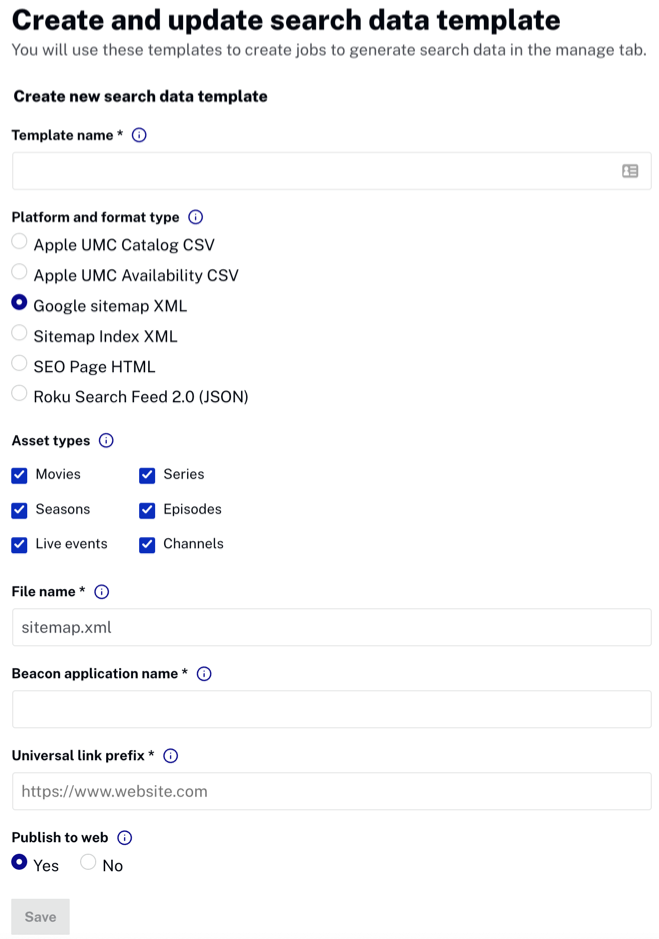 Plan du site Google XML