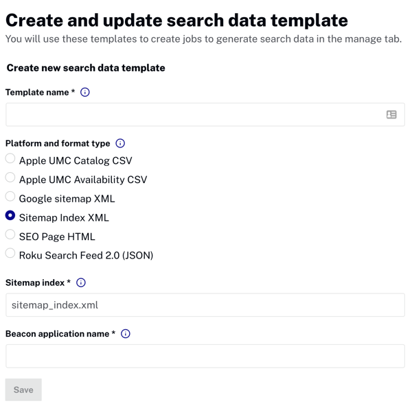 Index du plan du site XML