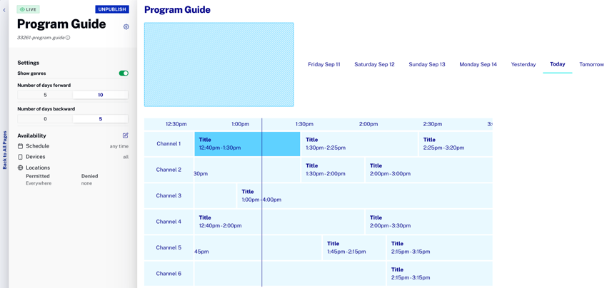 guide des programmes